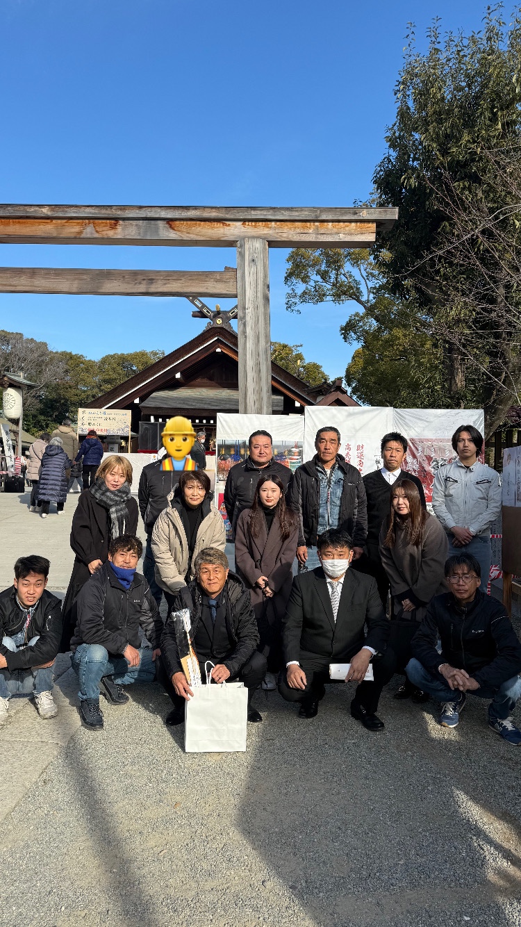 安全祈願に行ってきました。