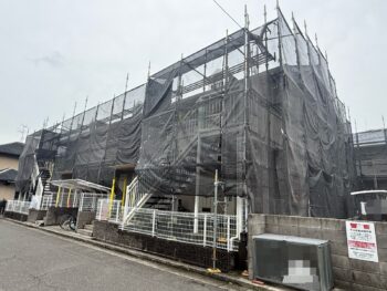 堺市西区鳳南町　センチュリーハイツⅡA　外壁屋根塗装工事　（進捗状況1）